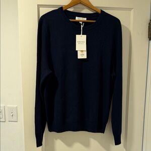 Nordstrom Men's Deep Blue Crewneck Sweater